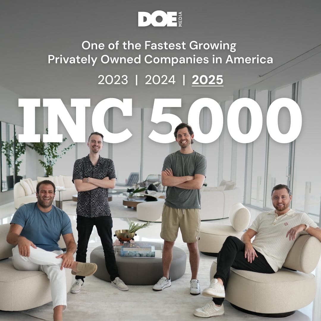 DOE Named to the Inc. 5000 List for the Third Year in a Row